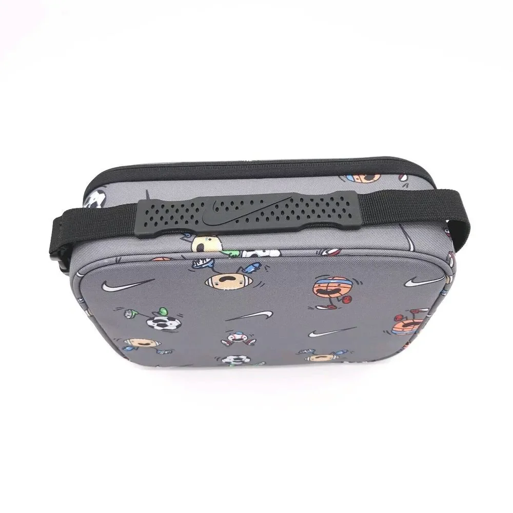 Nike Hardshell 4L Lunch Box‎ Futura Fuel Insulated School Cooler Bag Swoosh Grey